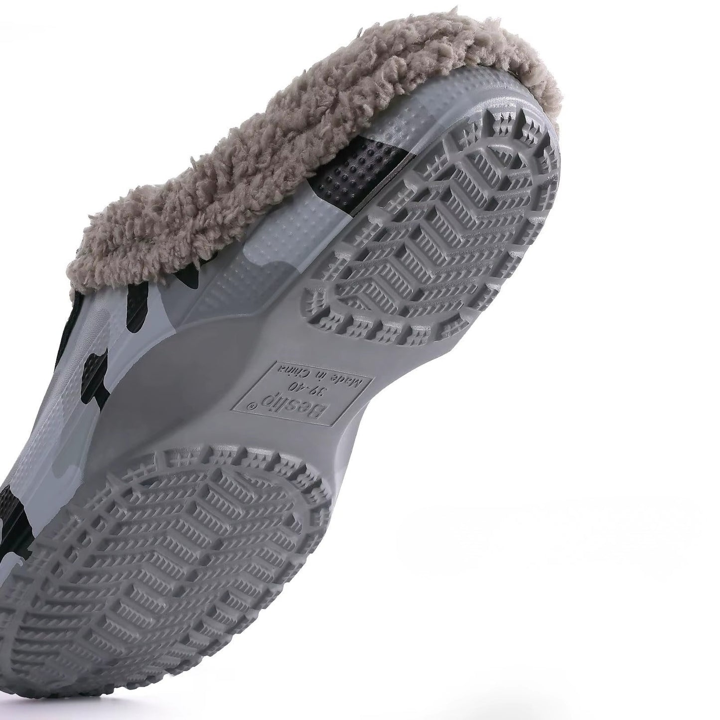 Chaussons sabots fourrés - Hommes et Femmes - chauds et imperméables - intérieur et extérieur - Nordik