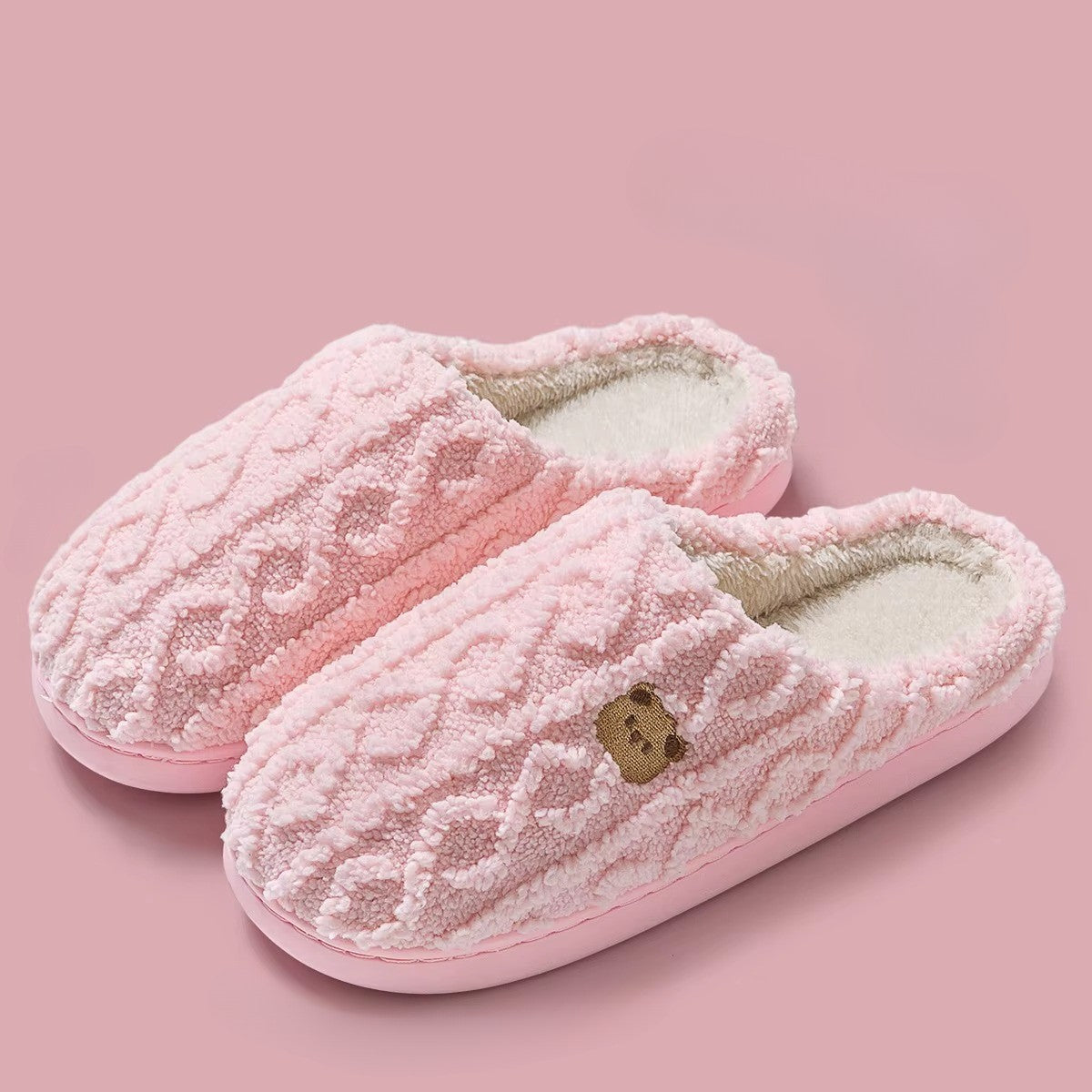 Chaussons Femmes Hiver - Moelleux doux et confortable - Bearly