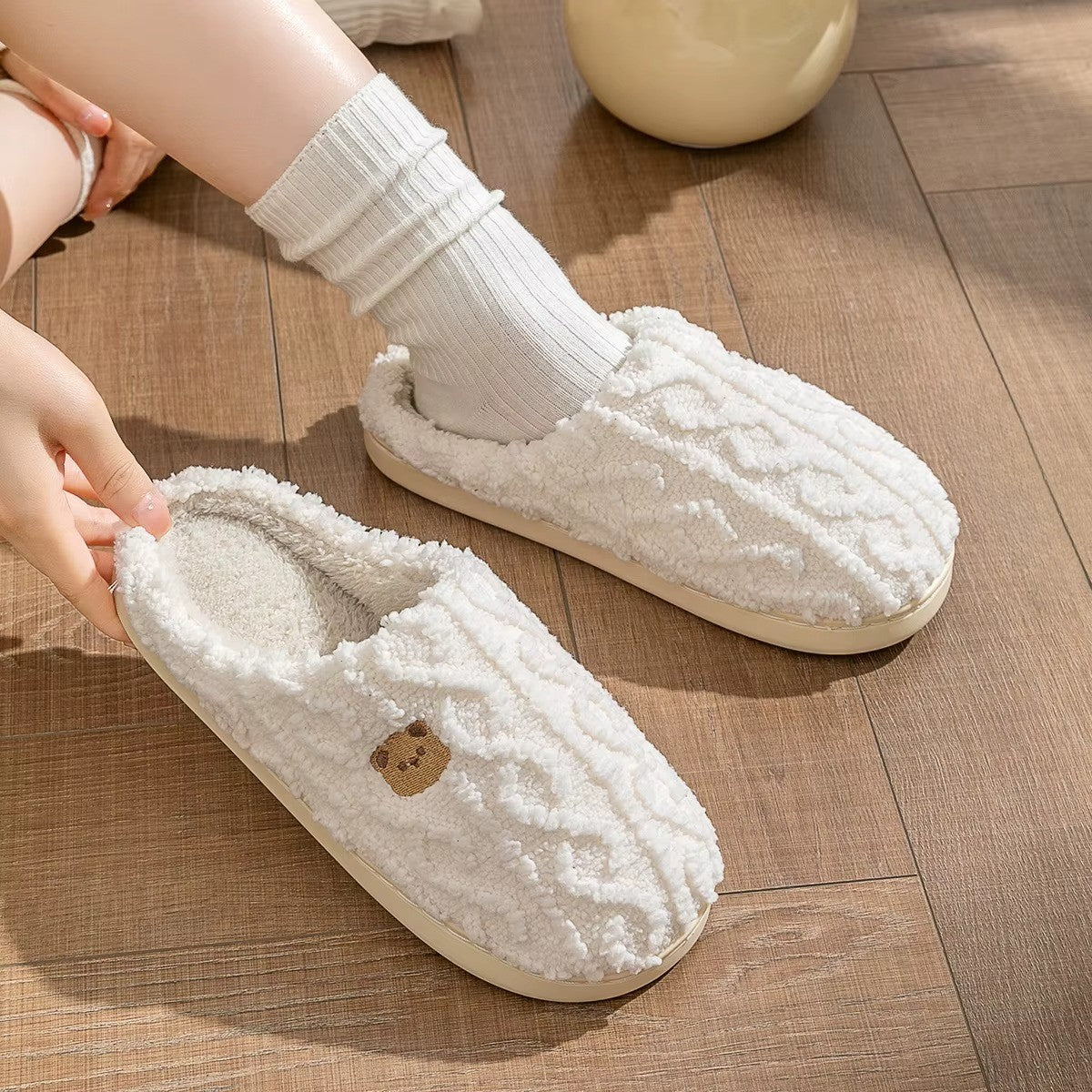Chaussons Femmes Hiver - Moelleux doux et confortable - Bearly