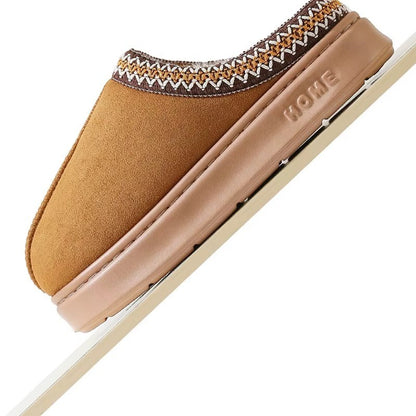 Chaussons Femmes Hiver - Effet Daim semelle antidérapante - Velmys