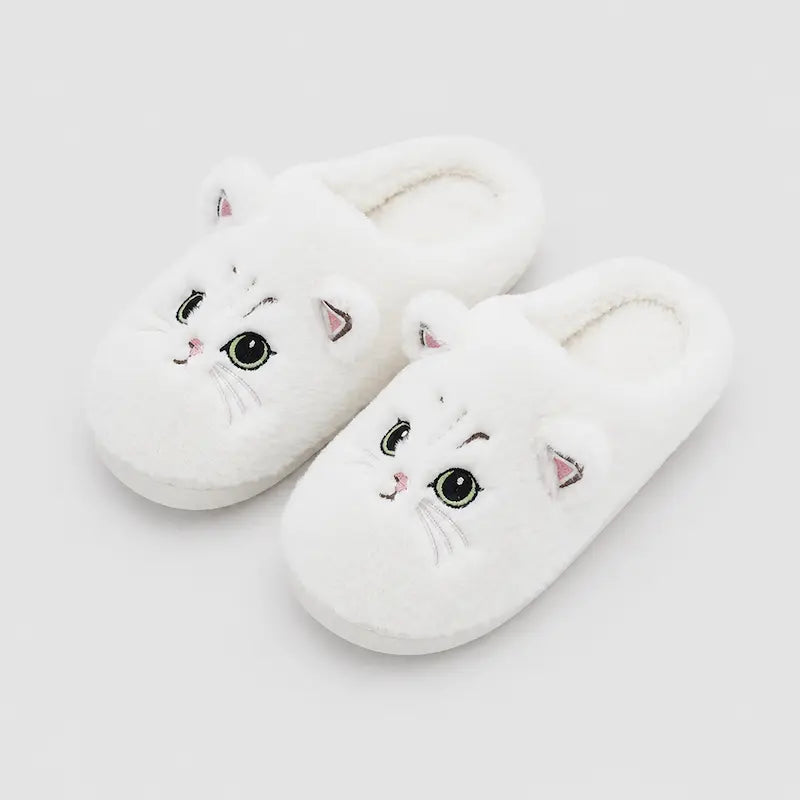 Chausson-Femmes-Purrly-confort-doux-chat-calin