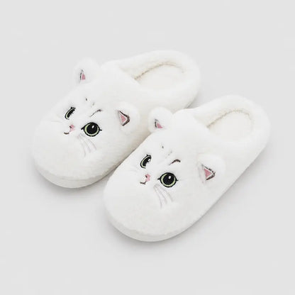 Chausson-Femmes-Purrly-confort-doux-chat-calin