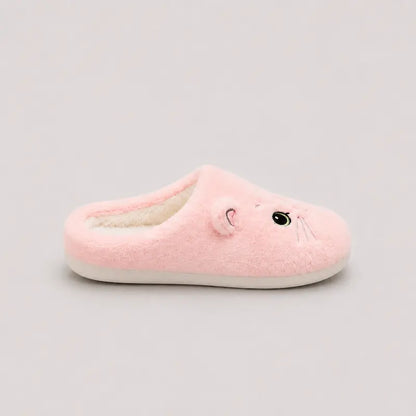 Chausson-Femmes-Purrly-confort-doux-chat-calin