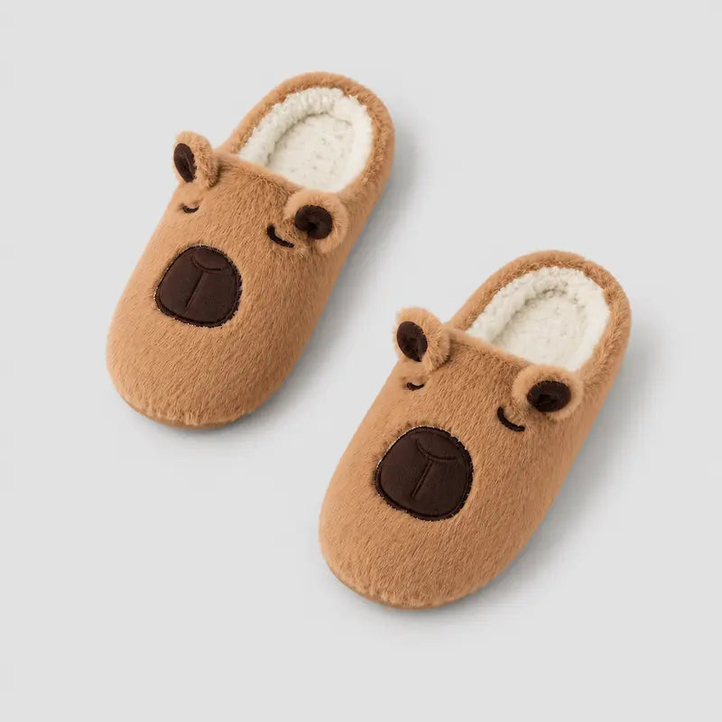 Chausson-femmes-Oursonia-design-ourson-confort-doux-semelleantiderapante