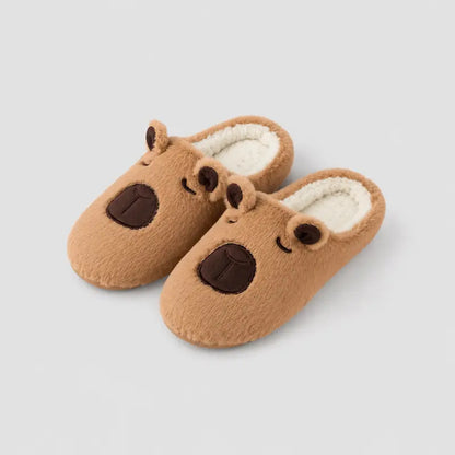 Chausson-femmes-Oursonia-design-ourson-confort-doux-semelleantiderapante
