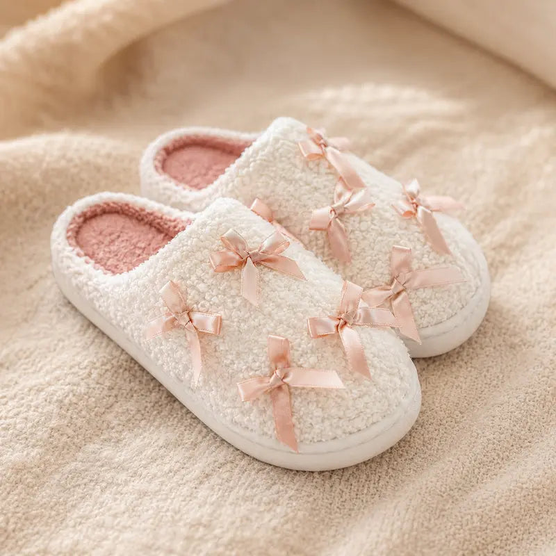 Chaussons-Femmes-Lolita-Cocooning-interieur-moelleux-noeuds