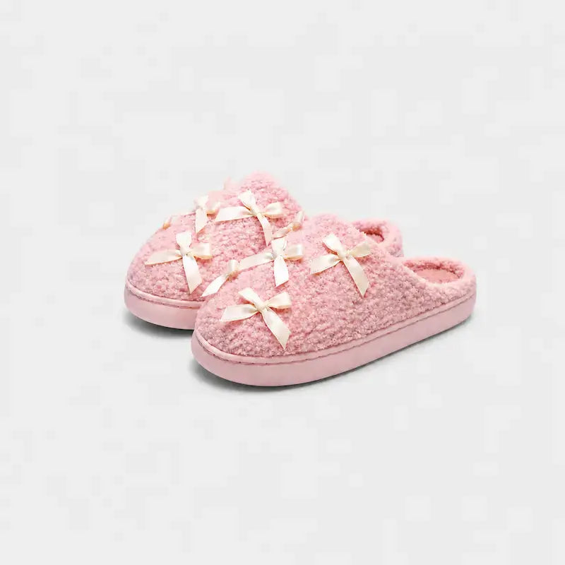 Chaussons-Femmes-Lolita-Cocooning-interieur-moelleux-noeuds