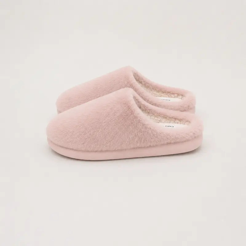 Chaussons-Femmes-effet-peluche
