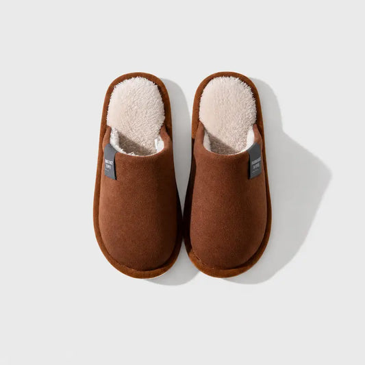 Chaussons-Homme-Faux-daim-semelle-souple-antiderapante