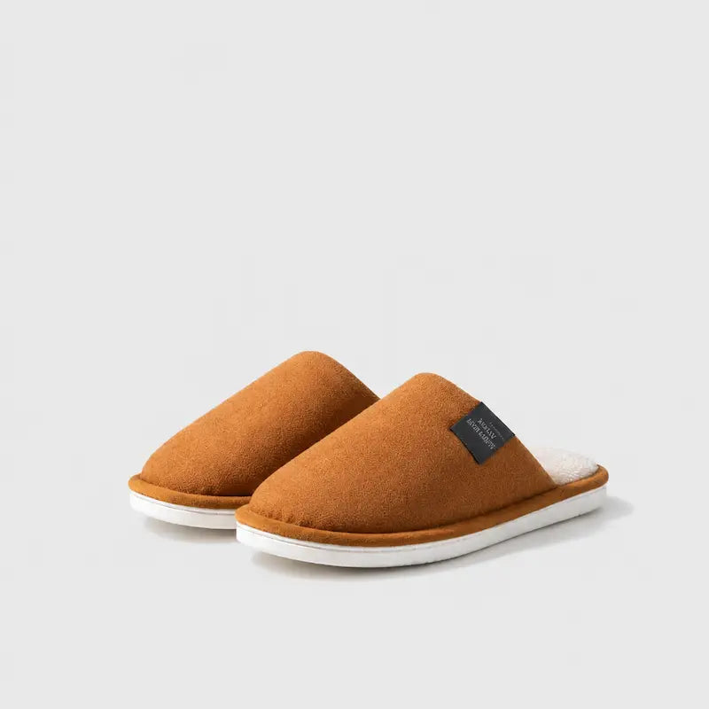 Chaussons-Homme-Faux-daim-semelle-souple-antiderapante
