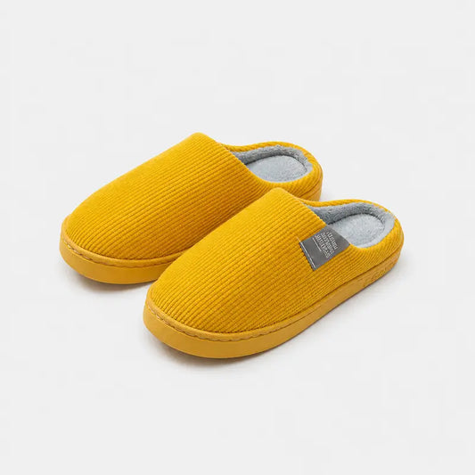 Chaussons-velours-cotele-semelle-antiderapante-confort-quotidien