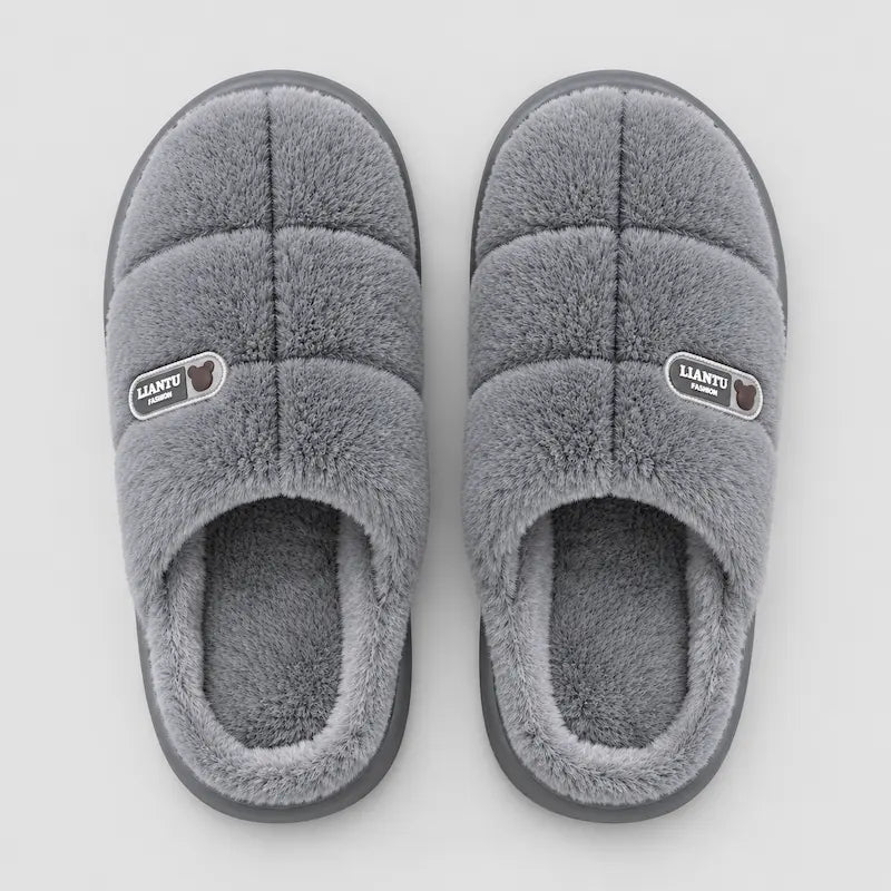 Chaussons Cocoon Mules Fourrees Chaudes Confortables