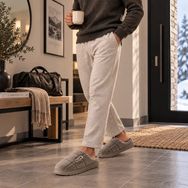 Chaussons Cocoon Mules Fourrees Chaudes Confortables