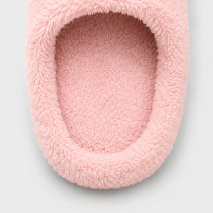 ChaussonsFemmes-legers-et-confortables-Coeur-en-Flanelle-Semelle-plate-Loveya