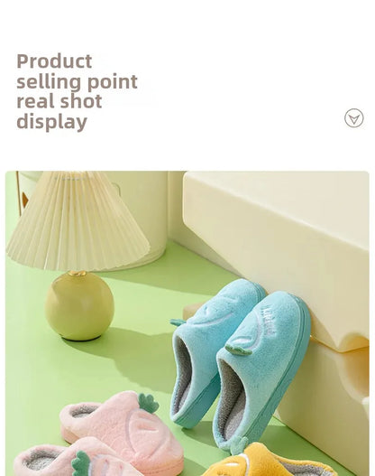 Chaussons Enfants coton chaud - antidérapants - Semelle épaisse - Mimoo