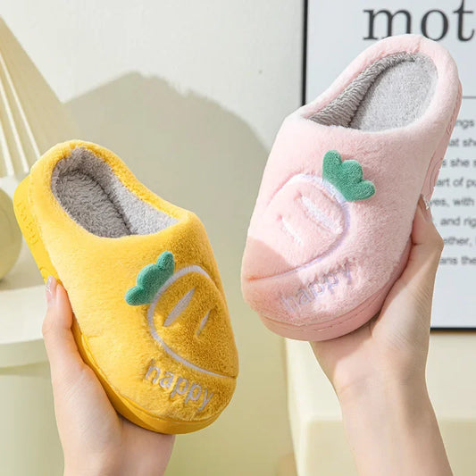 Chaussons Enfants coton chaud - antidérapants - Semelle épaisse - Mimoo