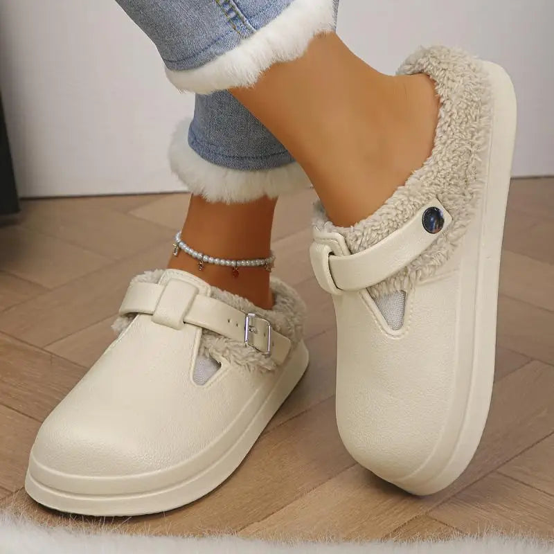 Chausson mules Femmes Sabots semelle confort et intérieur doux - Cosyla