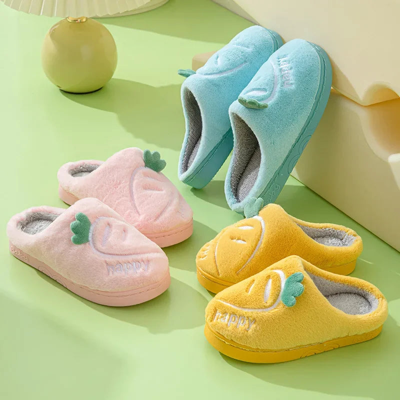 Chaussons Enfants coton chaud - antidérapants - Semelle épaisse - Mimoo