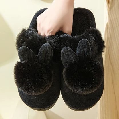 Chaussons Femmes Hiver - Peluche douce -intérieur en coton - Poméa