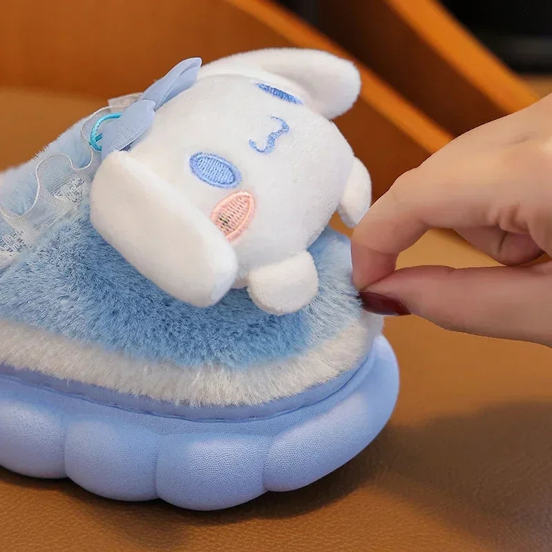 Chaussons Enfants en coton - Semelle souple - Intérieur chaud et coton - Kittysoft