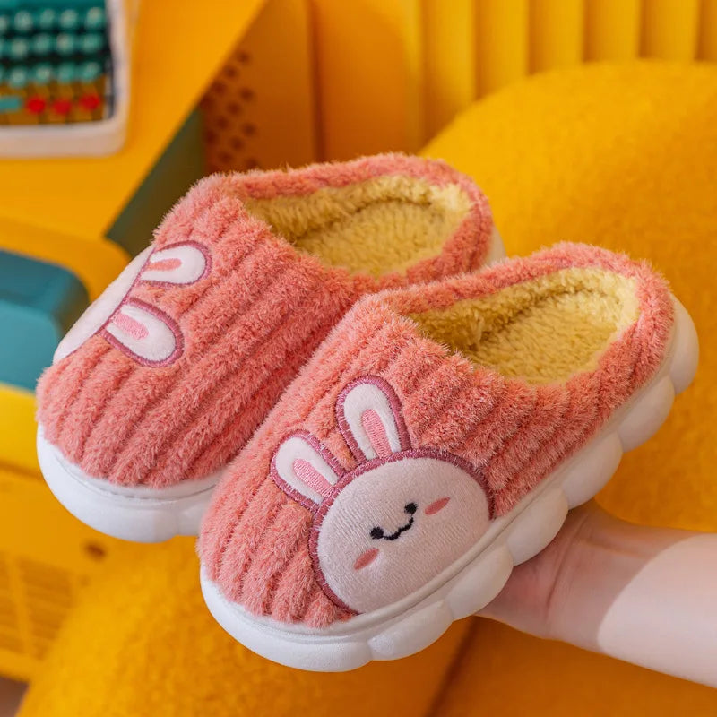 Chaussons enfants doux et coton - légers usage intérieur - Toutes saisons - Calino