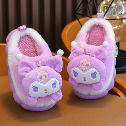 Chaussons Enfants en coton - Semelle souple - Intérieur chaud et coton - Kittysoft