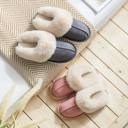 Chaussons pour femme – Coton -Rembourré - semelle épaisse et confort cocooning - Veloria