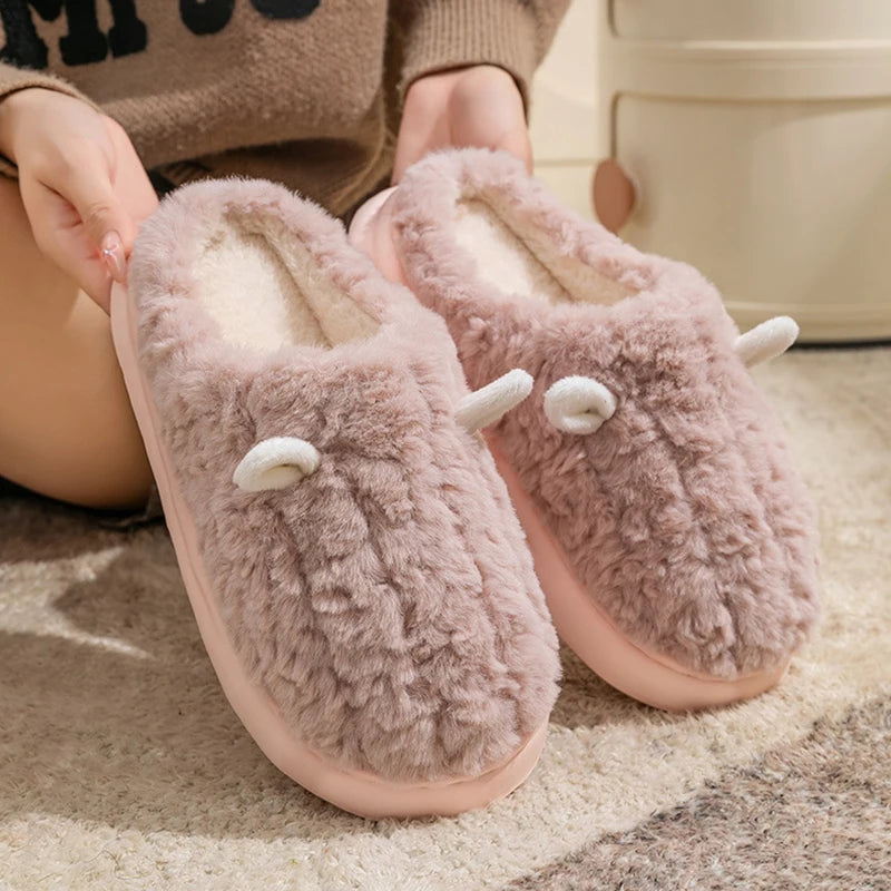 Chaussons Hiver Femmes - Intérieur/extérieur - Doublure en peluche - Luna