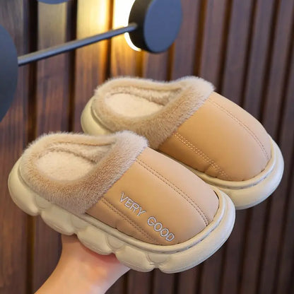 Chaussons Enfants Unisexes - Chaud en peluche - intérieur et semelle épaisse - Plumo