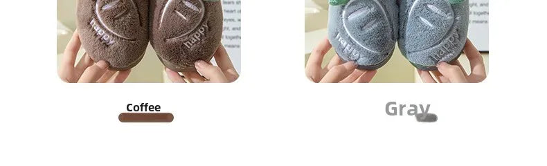 Chaussons Enfants coton chaud - antidérapants - Semelle épaisse - Mimoo