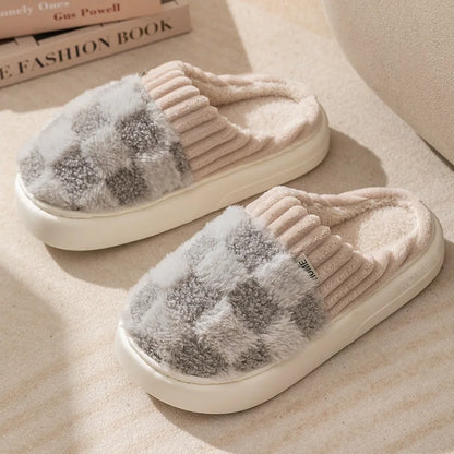Chaussons Femmes douillets Matière peluche - doublés coton et moelleux - Teddya