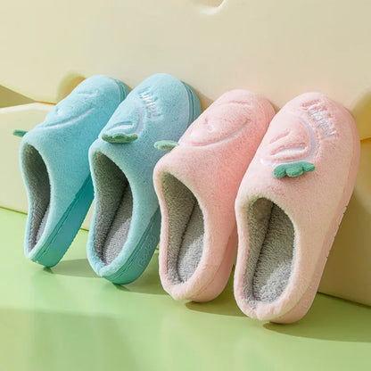 Chaussons Enfants coton chaud - antidérapants - Semelle épaisse - Mimoo