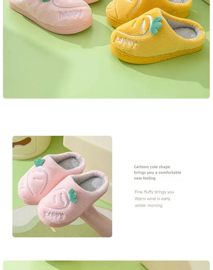 Chaussons Enfants coton chaud - antidérapants - Semelle épaisse - Mimoo