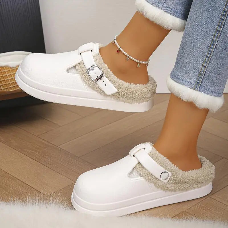 Chausson mules Femmes Sabots semelle confort et intérieur doux - Cosyla