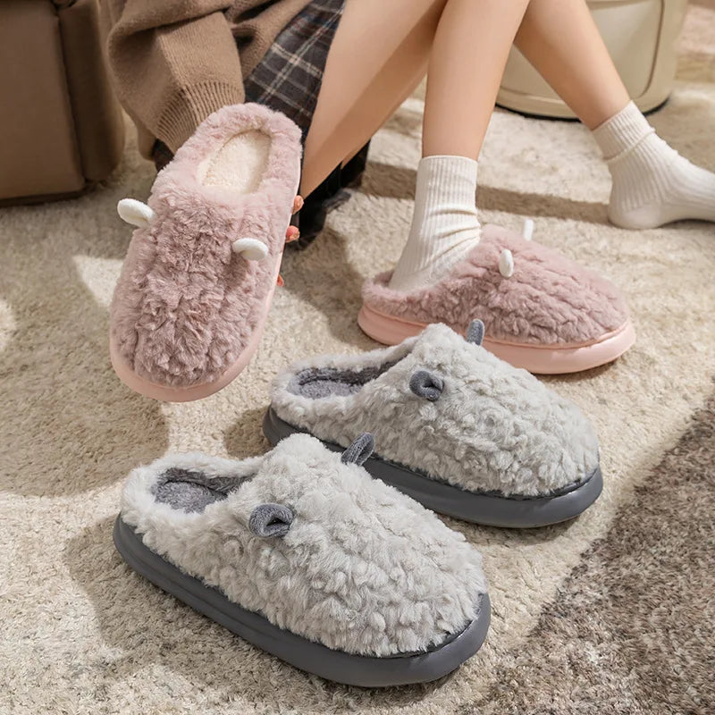Chaussons Hiver Femmes - Intérieur/extérieur - Doublure en peluche - Luna