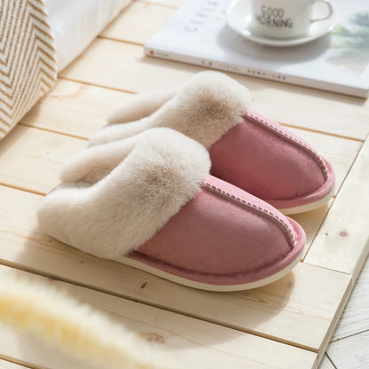 Chaussons pour femme – Coton -Rembourré - semelle épaisse et confort cocooning - Veloria