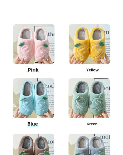 Chaussons Enfants coton chaud - antidérapants - Semelle épaisse - Mimoo