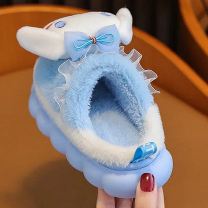 Chaussons Enfants en coton - Semelle souple - Intérieur chaud et coton - Kittysoft