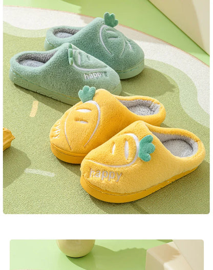 Chaussons Enfants coton chaud - antidérapants - Semelle épaisse - Mimoo