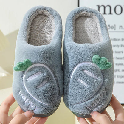 Chaussons Enfants coton chaud - antidérapants - Semelle épaisse - Mimoo