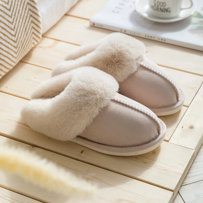 Chaussons pour femme – Coton -Rembourré - semelle épaisse et confort cocooning - Veloria