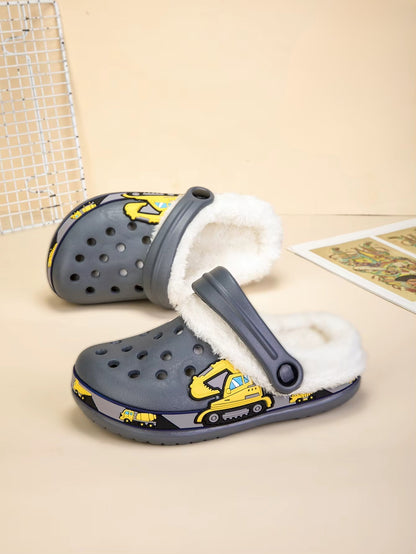 Chaussons Enfants Hiver - Semelle antidérapante - Intérieur rembourré - Snuggy