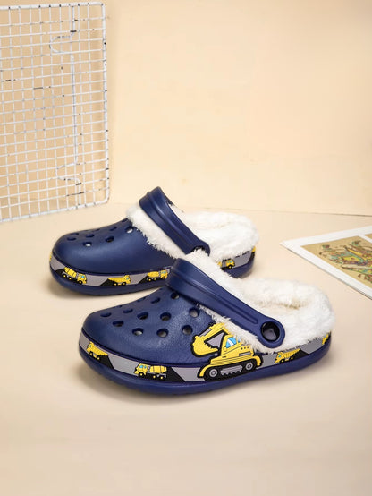 Chaussons Enfants Hiver - Semelle antidérapante - Intérieur rembourré - Snuggy