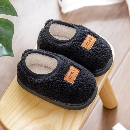 Chausson Enfants unisexe - Peluche douce - intérieur en coton - confort quotidien - Pelmi