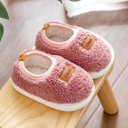 Chausson Enfants unisexe - Peluche douce - intérieur en coton - confort quotidien - Pelmi