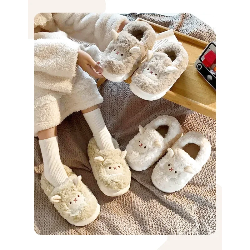 Chausson Femme Hiver - Confort et moelleux -motif mouton - Moutonia