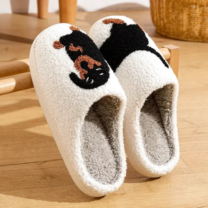 Chausson Femme intérieur motif chat - doux et confortable - Chaton