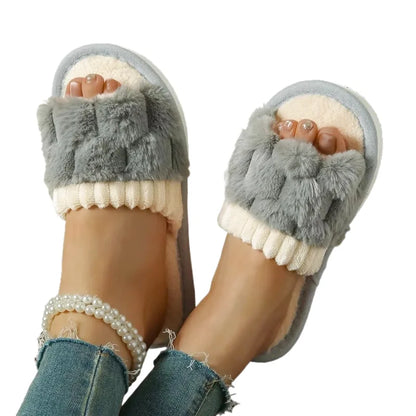 Chausson Femmes - Velours côtelé - confort en coton - Velmée