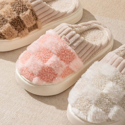 Chaussons Femmes douillets Matière peluche - doublés coton et moelleux - Teddya