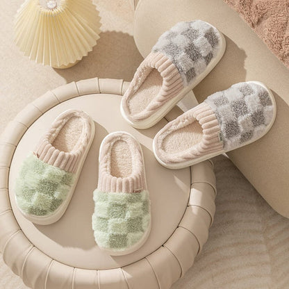 Chaussons Femmes douillets Matière peluche - doublés coton et moelleux - Teddya